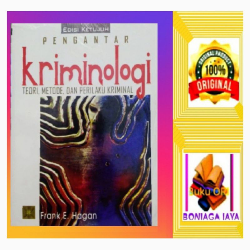 (Original)  Pengantar Kriminologi Edisi 7 - Frank E Hagan