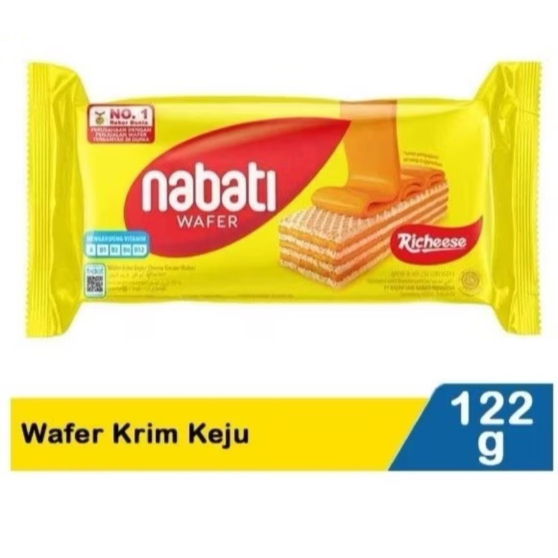 

Wafer Nabati Richoco Recheese All Varian - 122 Gram