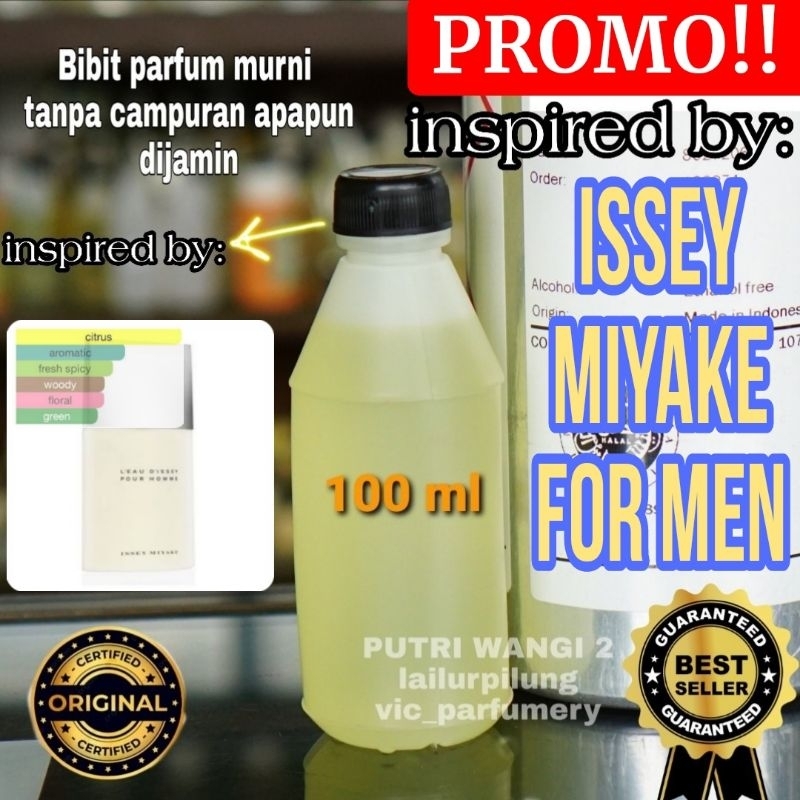 ISSEY MIYAKE MEN BY C&P  100ML / 10ml/50ml/200ml BIBIT PARFUM MURNI ASLI TANPA CAMPURAN APAPUN origi