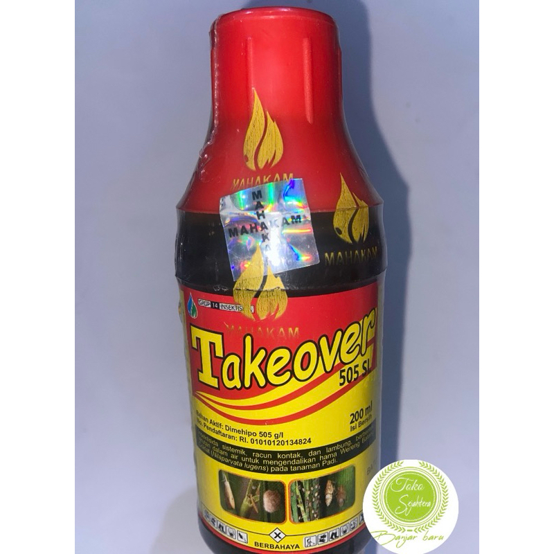 Takeover 505 SL - 200 ml ( Insektisida ) Pengendali Penggerek Batang, Putih Palsu & Wereng