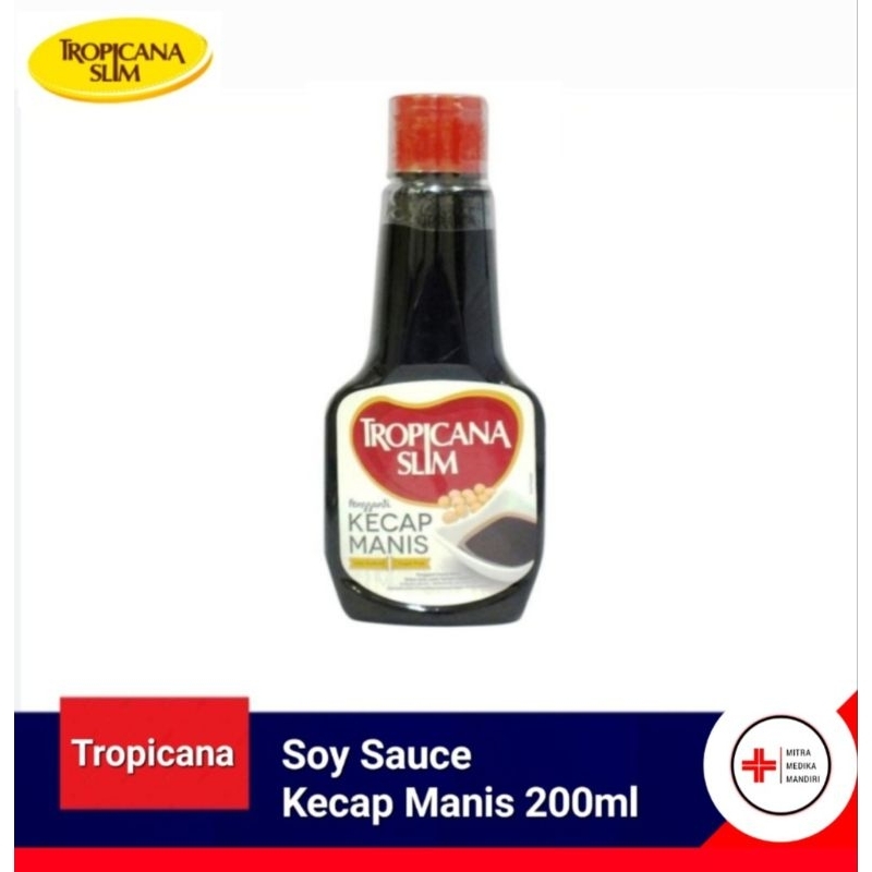 

Tropicana Slim Kecap Manis Botol 200ml Soy Sauce Sugar Free