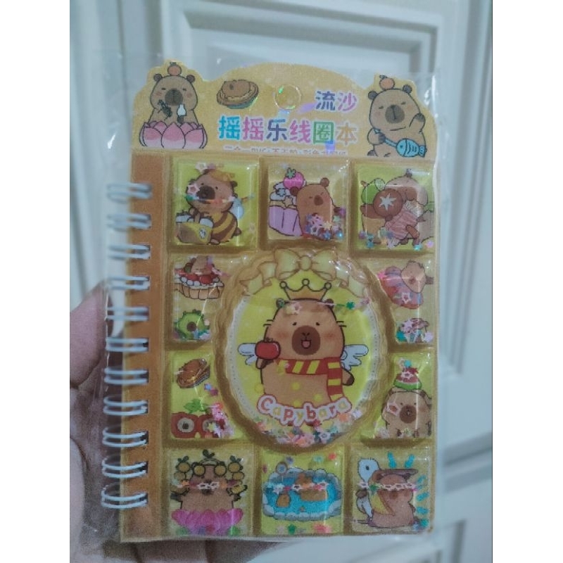 

Notes buku air Capybara stiker