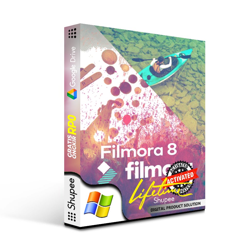 Filmora 8 - Tanpa Watermark Full Lifetime