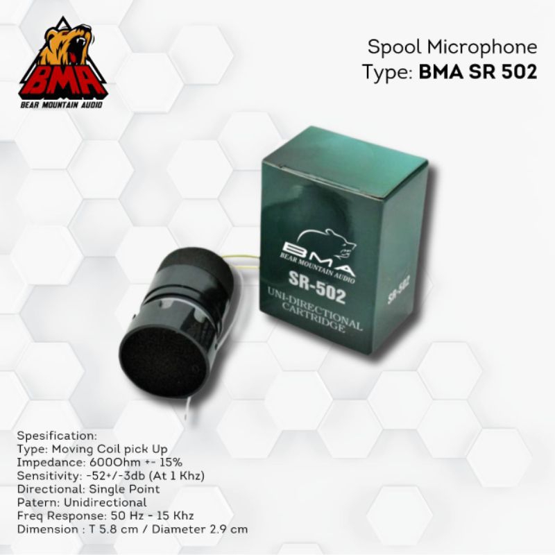 Spull Mic SR 502 BMA / Spull Mic / cartridge