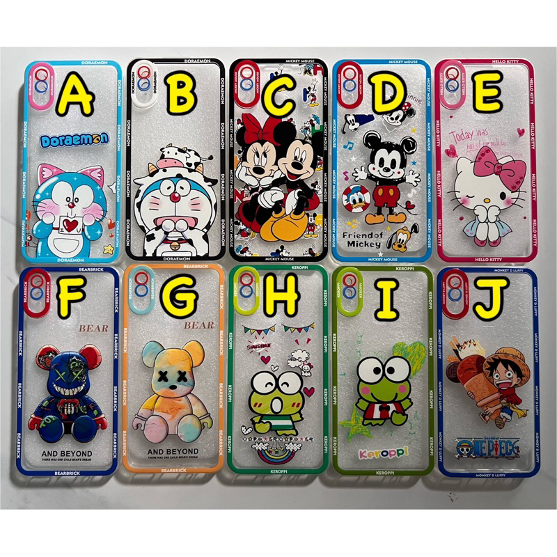 Softcase Karakter Casing Vivo Y91 Y93 Y95 Finger Murah Bening