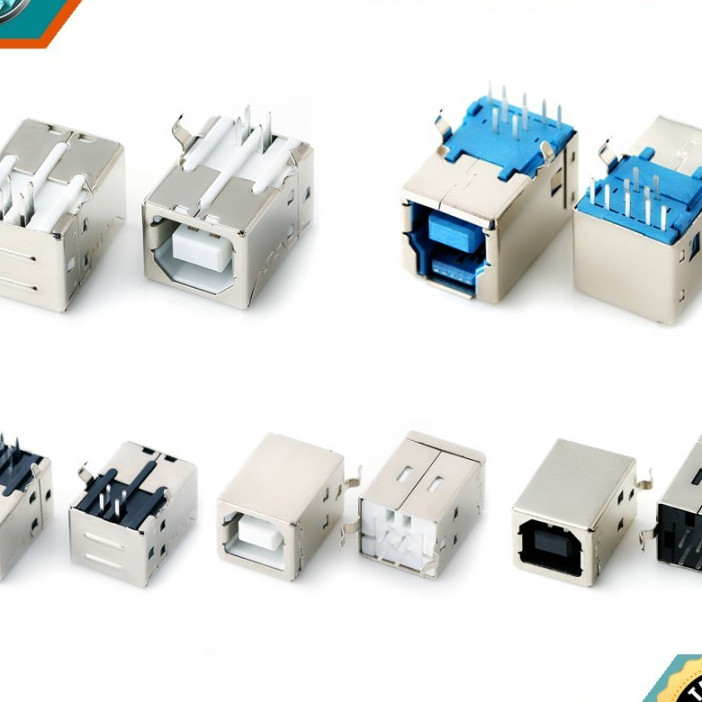 Konektor Soket USB Female type B USB 2,0 3,0 Socket Connector Port