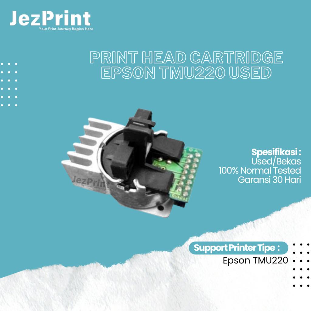 Print Head Printer Epson TMU220 TM-U220 Used Printhead Printer TMU 220 Print Head TMU220 Bekas