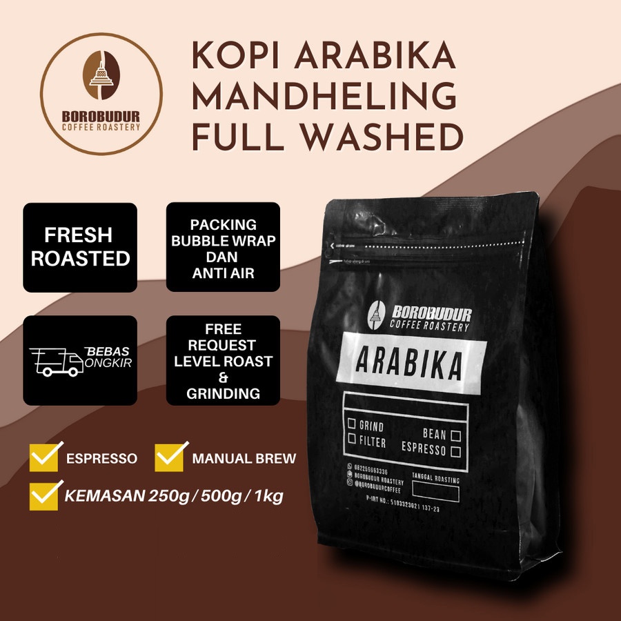 

Arabica Mandheling - 250g, Biji