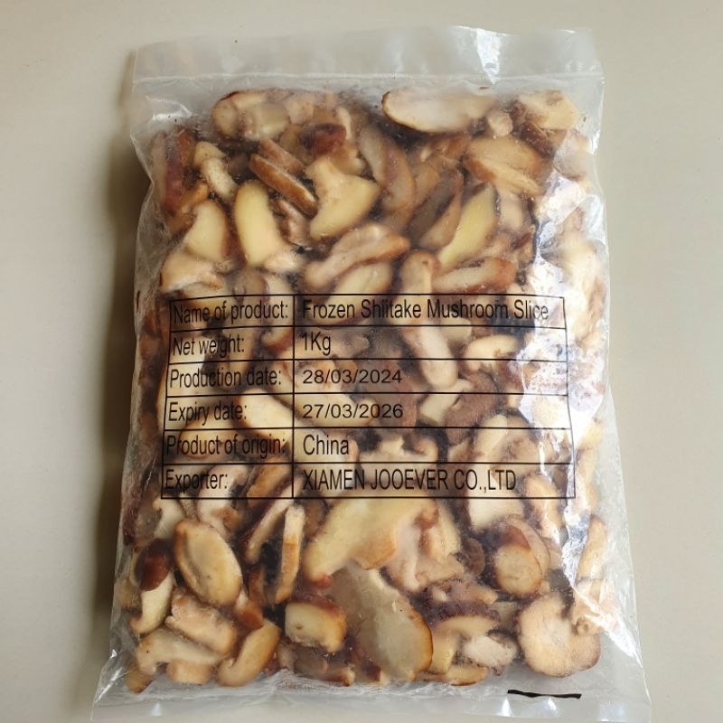 Jamur Shitake Frozen/Jamur Shitake Slice Potong/Frozen Food
