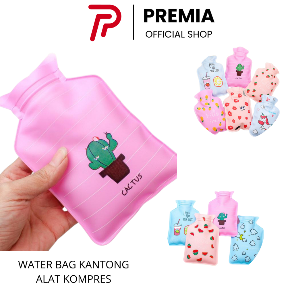 Waterbag Kantong Alat Kompres Panas Dingin Hot Cold Bag Lucu Anak Dewasa Isi Air Karet Tahan Lama