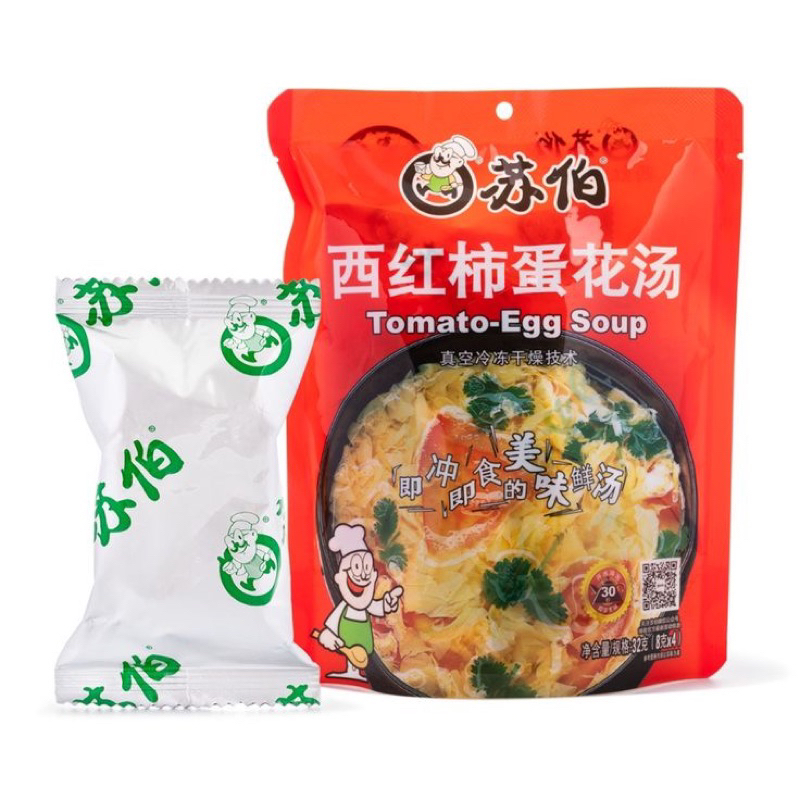 [HALAL] Snack Cina - Su Bo dan Huatang (Sup Instan)