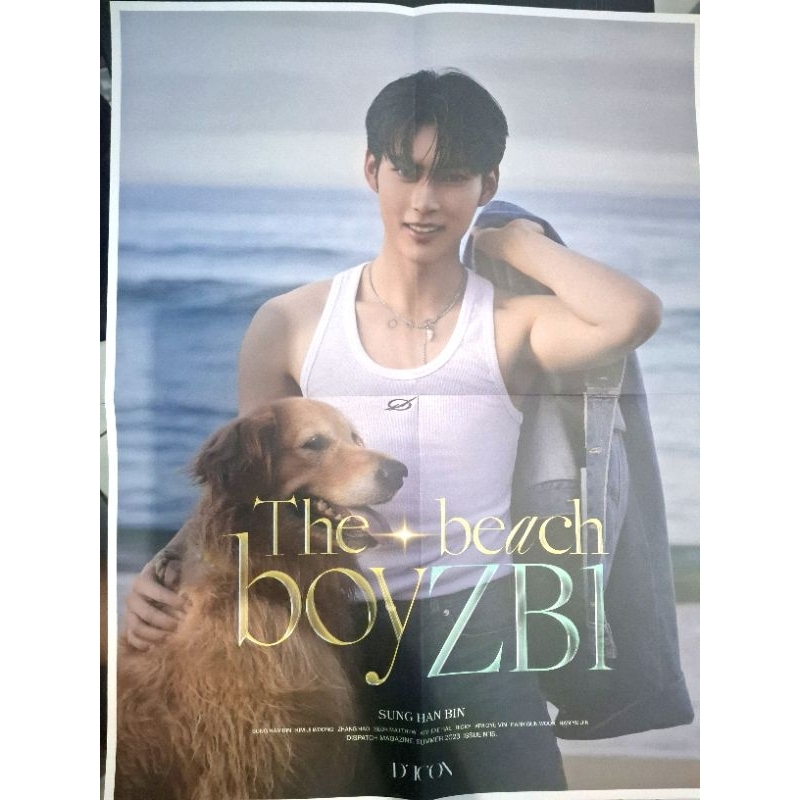 WTS POSTER SUNG HANBIN DICON OFFICIAL ZB1 ZEROBASEONE