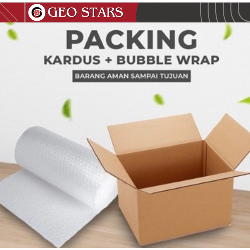 

Tambahan Packing Bublewrap dan Kardus