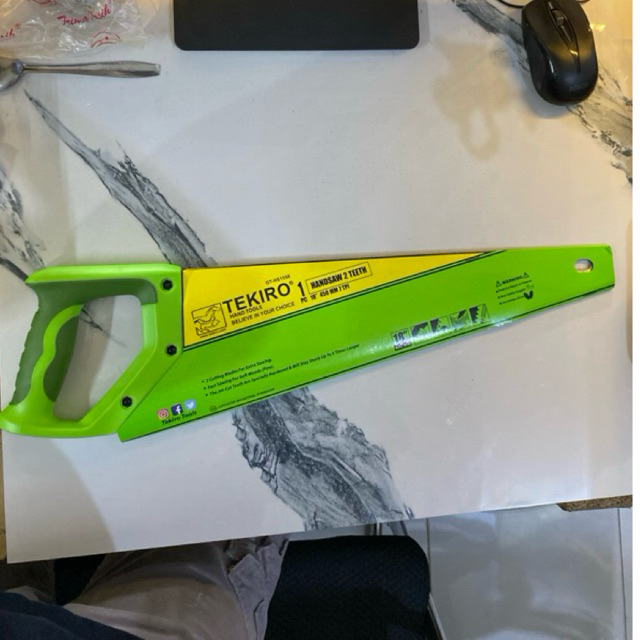 gergaji kayu tekiro gagang karet