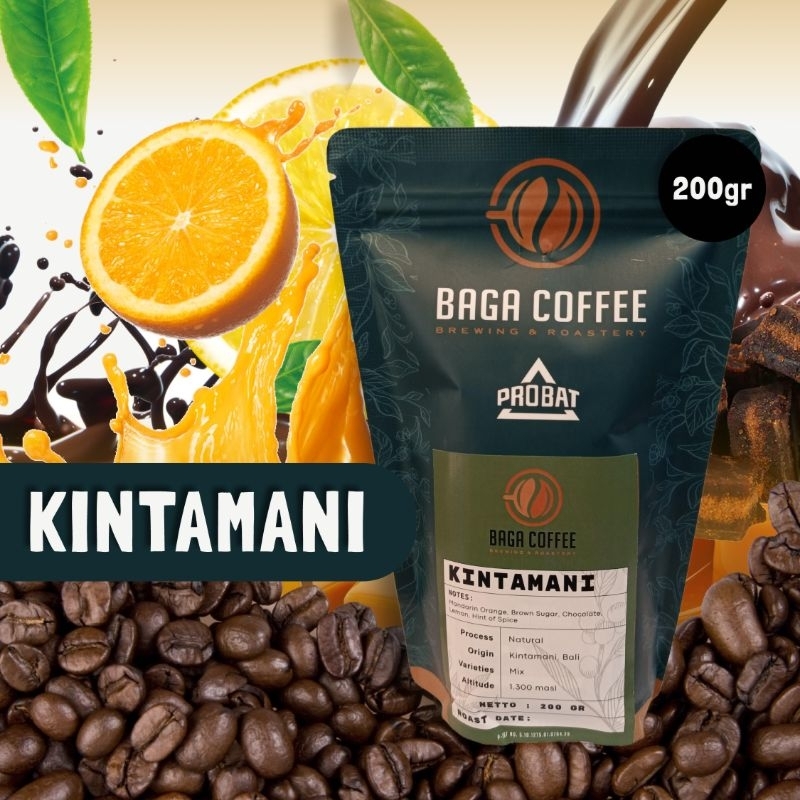 

Kopi Baga Coffee Kintamani Arabica Whole Bean kopi biji / bubuk