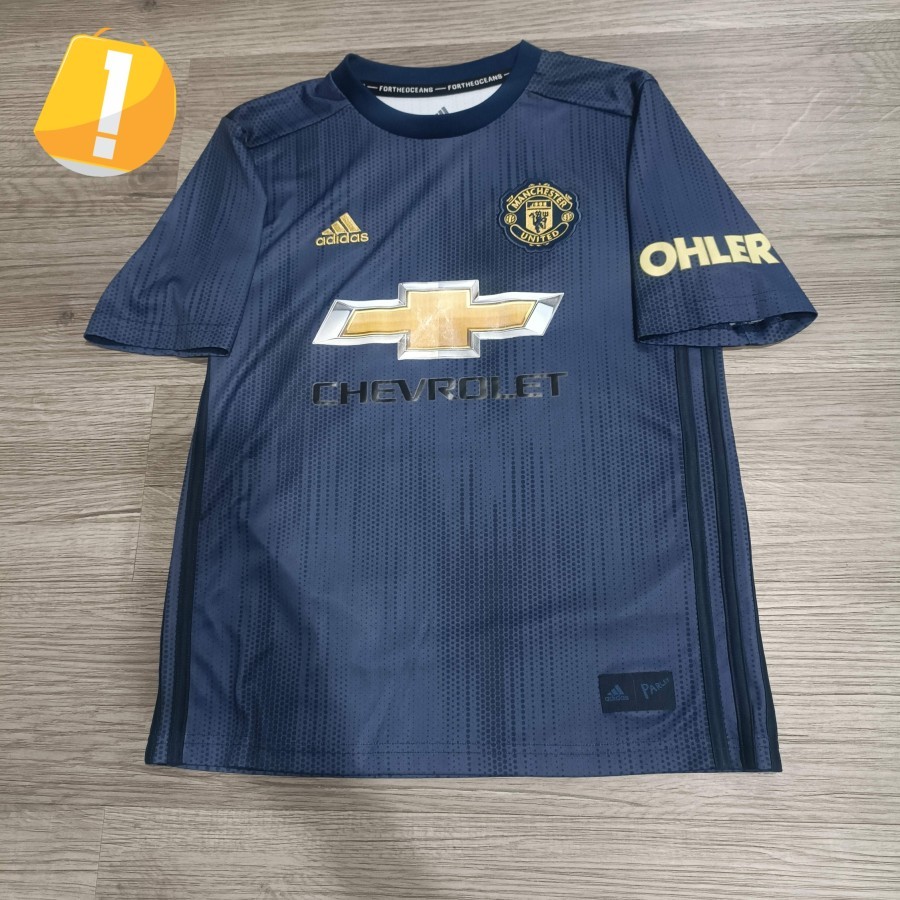 ADIDAS JERSEY THIRD 3RD MANCHESTER UNITED MU SEASON 2018 2019 SETAN MERAH BAJU BOLA SOCCER FOOTBALL 