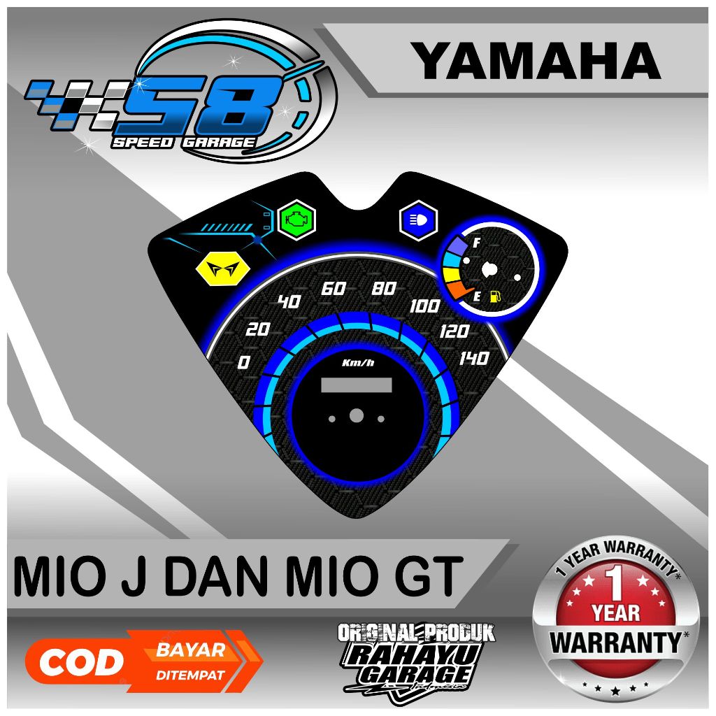 PAPAN SPEEDOMETER CUSTOM MIO J DAN MIO GT