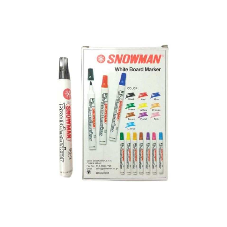 

Spidol Boardmarker Snowman Bg12 Hitam