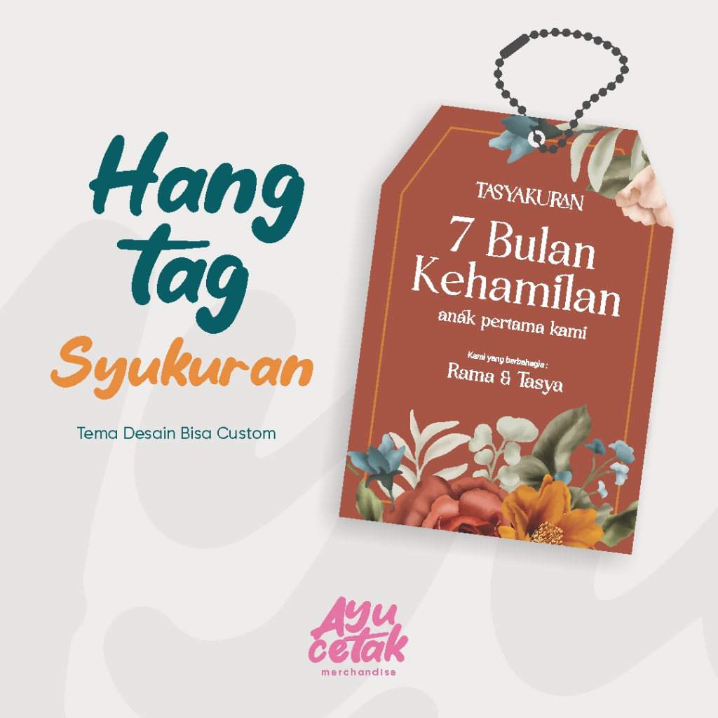 

Hang Tag Tasyakuran /souvenir