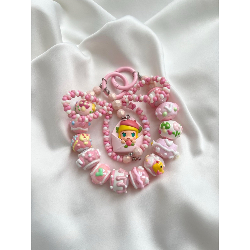 popmart charm phone // popmart charm bag // beads popmart original