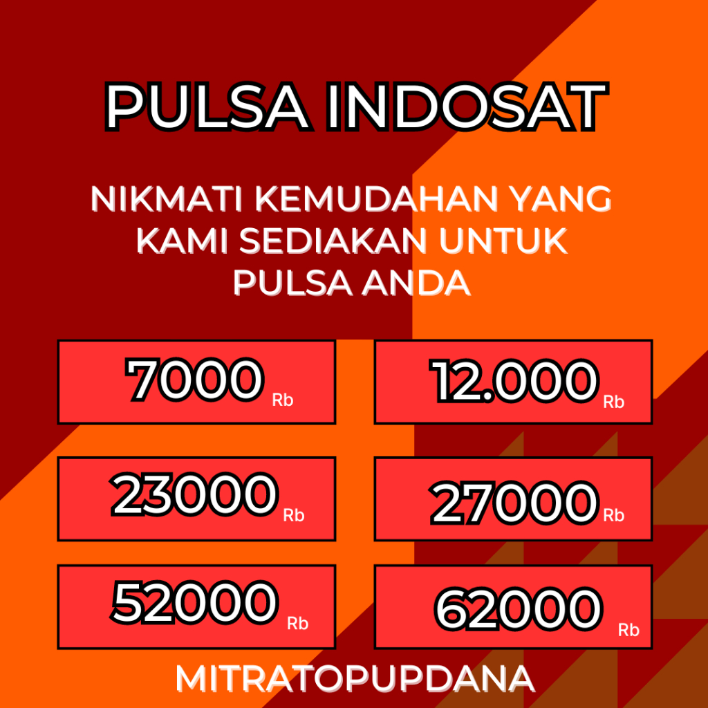 ISI PULSA INDOSAT TERMURAH SEINDONESIA