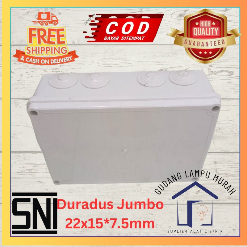 Yuni_Genz Duradus Jumbo Trm 22X15X7.5Cm Junction Box Duradus Besar