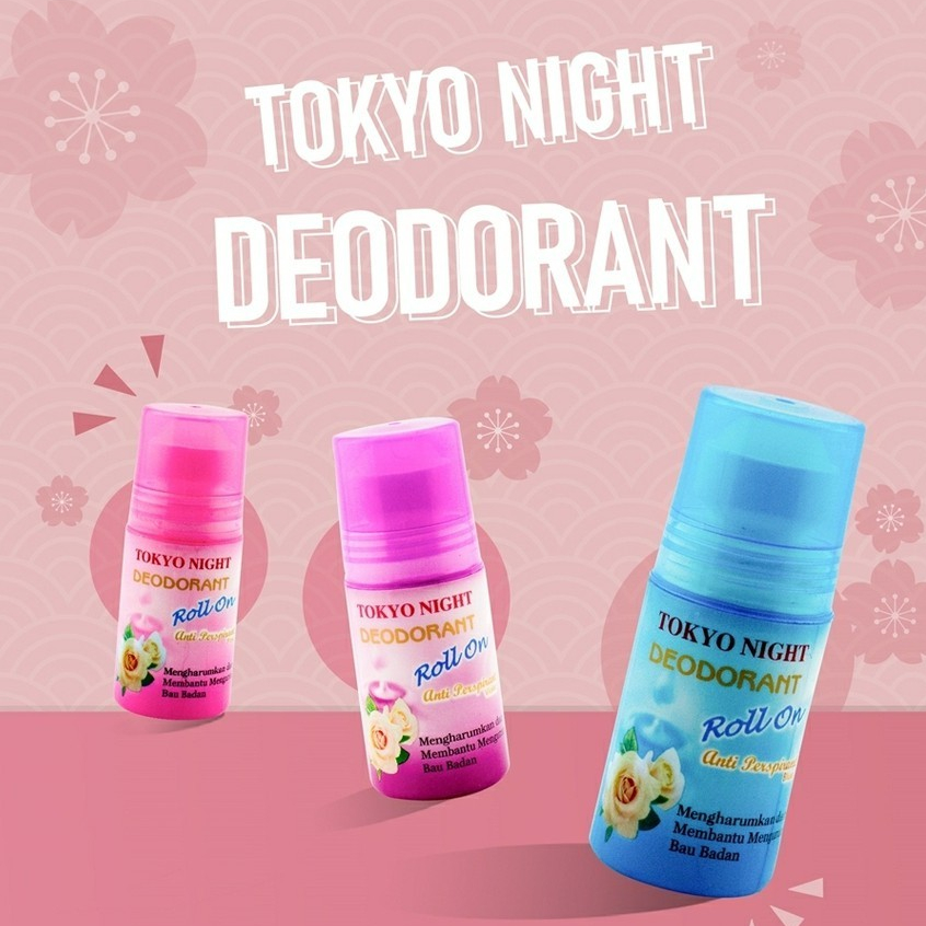 TOKYO NIGHT Deodorant Roll On Antiperspirant 50 ML | Tokyo Deodorant