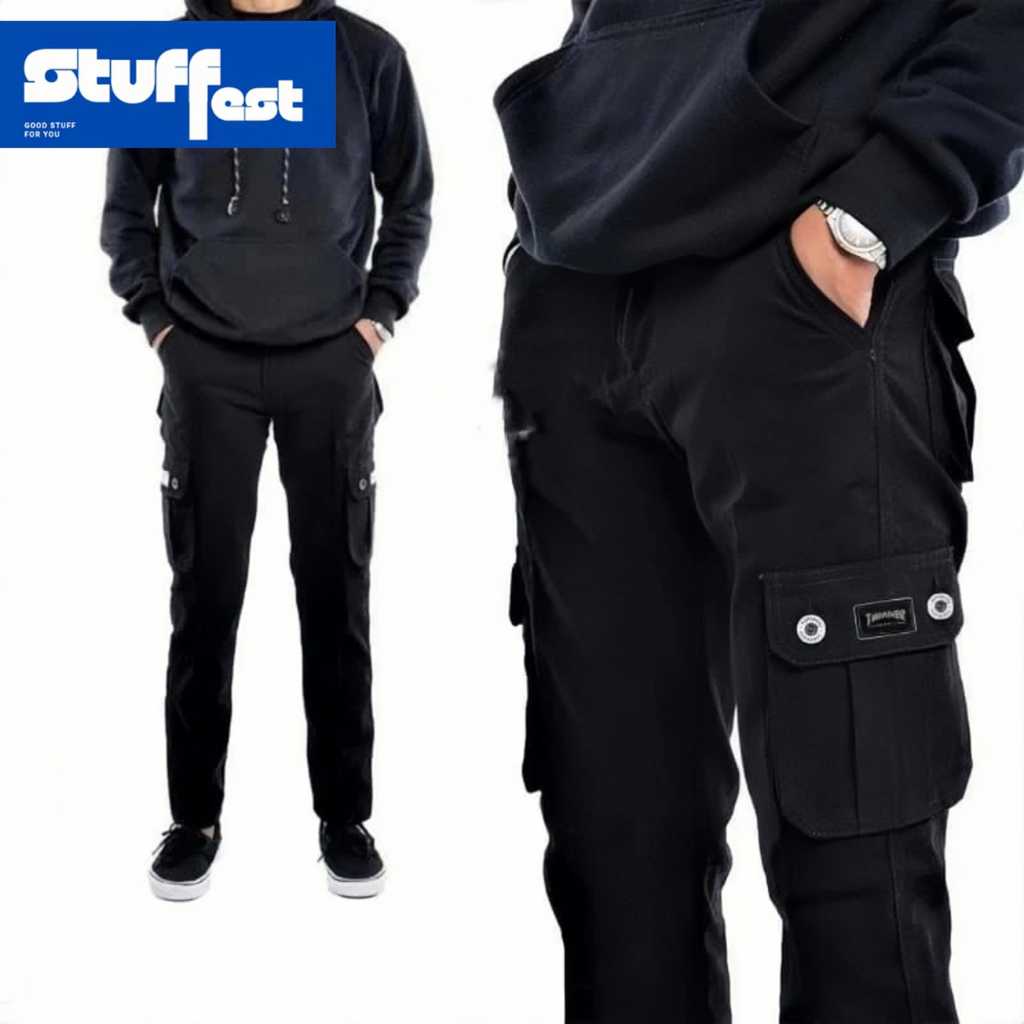 Stuffest Celana Cargo Pria ORIGINAL100% Celana Kargo Pria Panjang Celana Cargo Panjang Pria