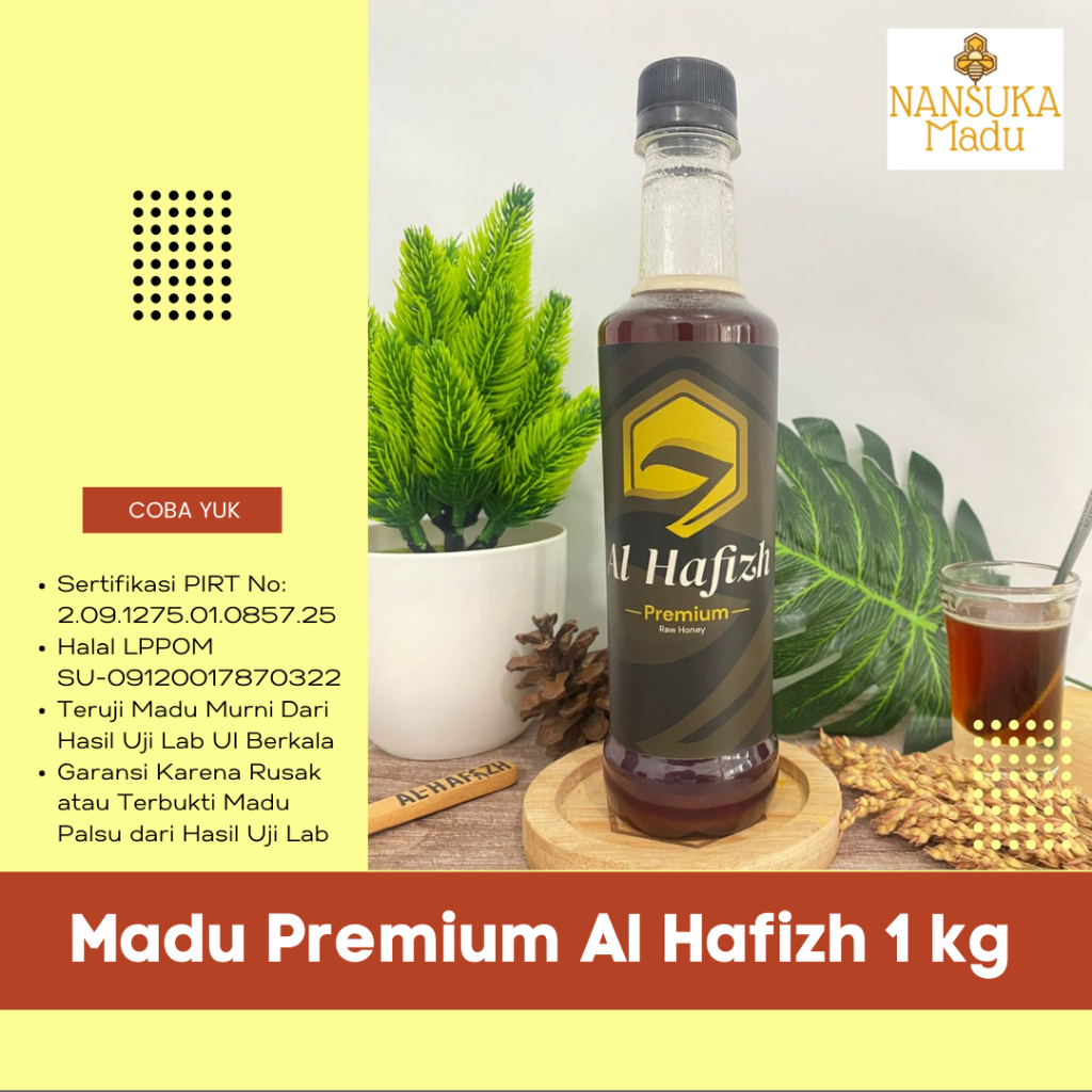 

Madu Hutan Liar Murni Asli Tanpa Campuran Premium Al Hafizh 1000Gram | Raw Honey 1Kg HALAL & DINKES