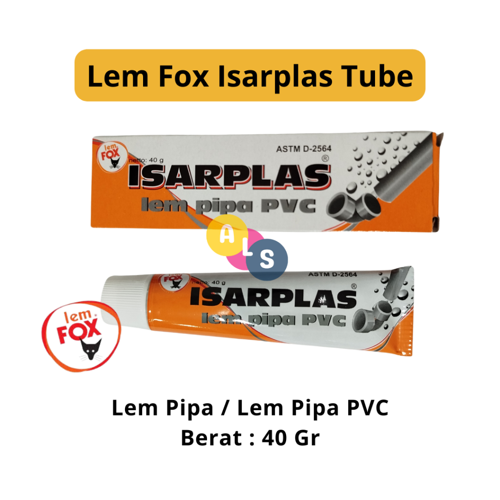 Lem Pipa Isarplas PVC tube 40 gr Isarplas Odol Lem Perekat pipa