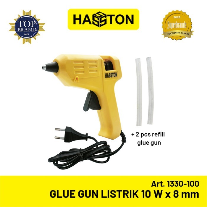 

HASSTON - Alat Lem Tembak Listrik 10W / Hot Melt Glue Gun (1330-100)