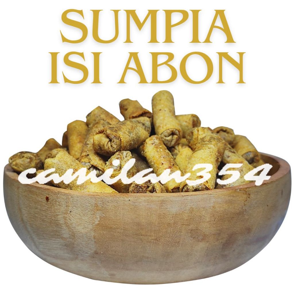 

[TERLARIS] Sumpia Isi Abon Ayam Dan Udang - 1kg / Sompya Sompia Gurih Renyah / Snack Kiloan / Jajanan Lebaran