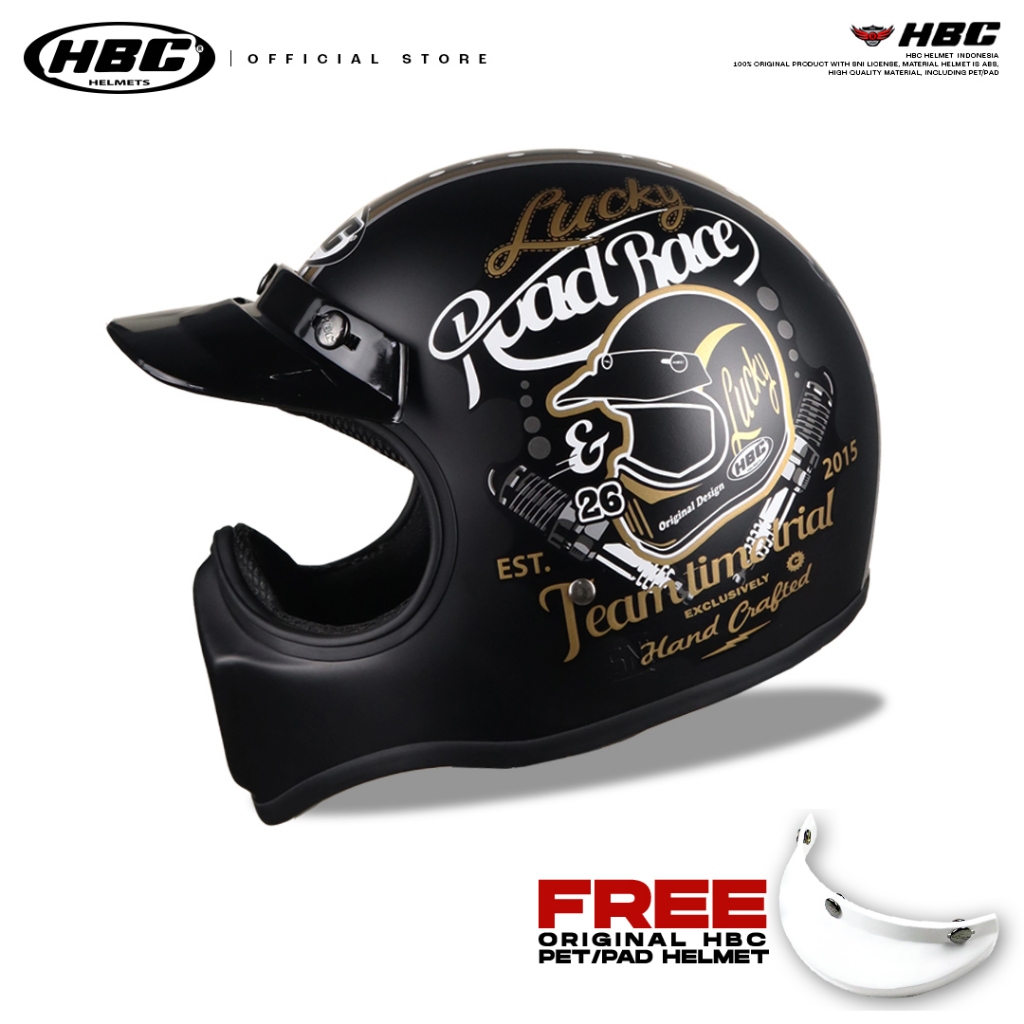 HBC Helm Cakil Pet Lucky Road