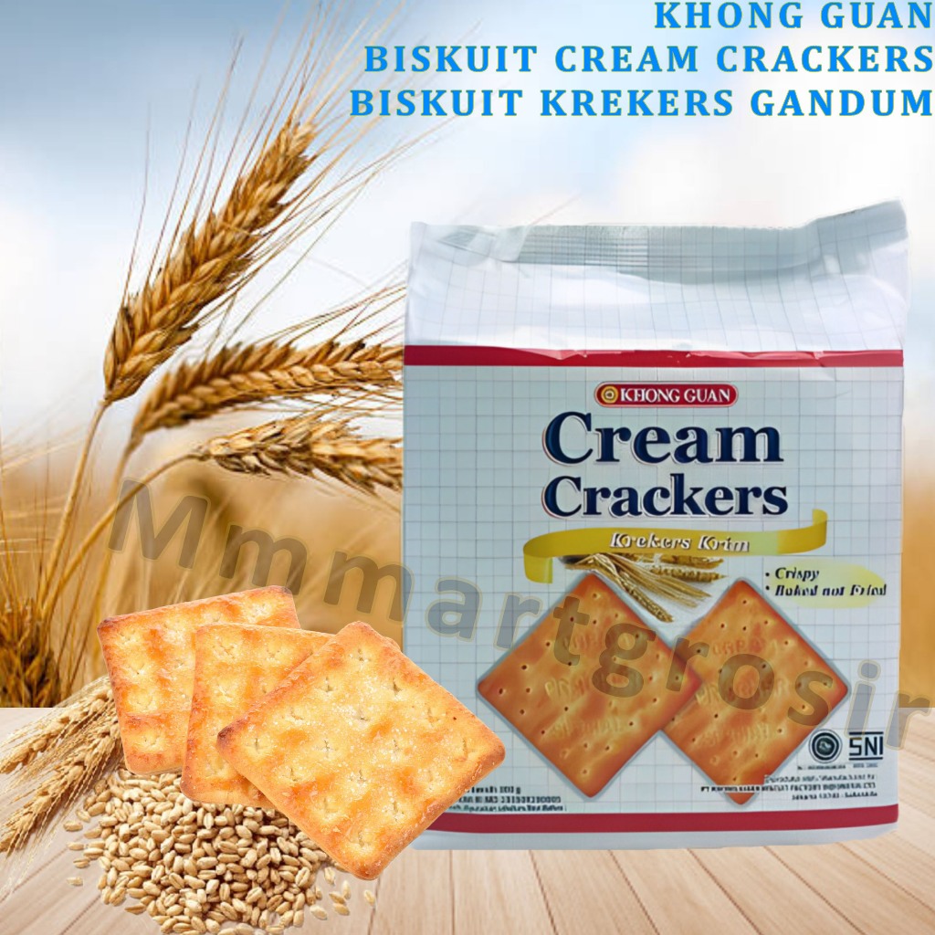 

Khong Guan / Biskuit Cream Crackers / Biskuit Krekers Gandum / 350gr