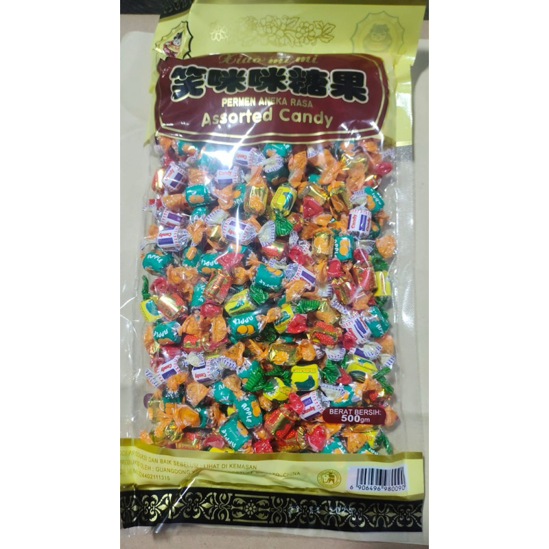 

Permen Aneka Rasa Buah Xiaomimi Permen Hampers Natal Hampers Imlek 500gr
