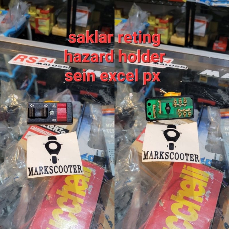 saklar sein riting hazard vespa excel exclusive px