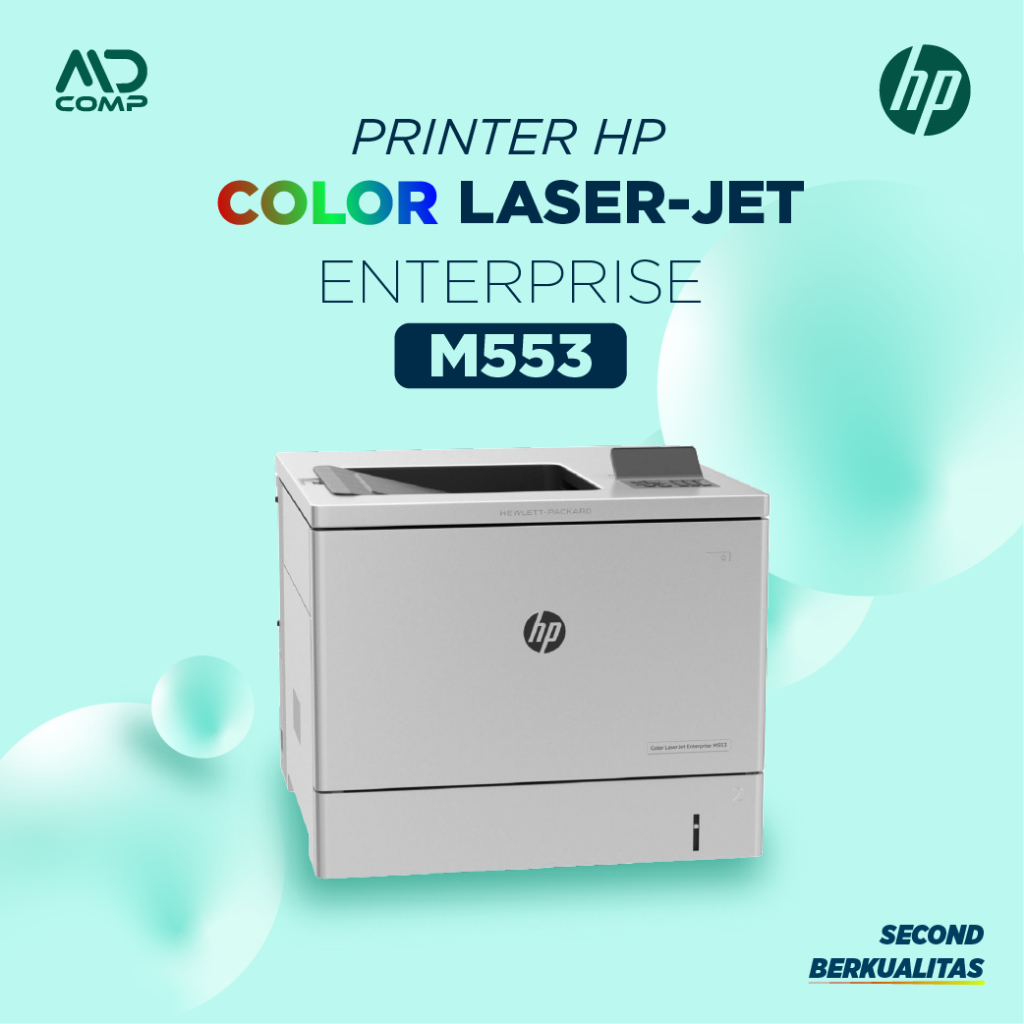 Printer Hp Color Laserjet enterprise M553 Mulus Murah Bergaransi