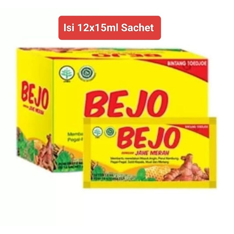 

BEJO Jahe Merah 12x15ml Sachet