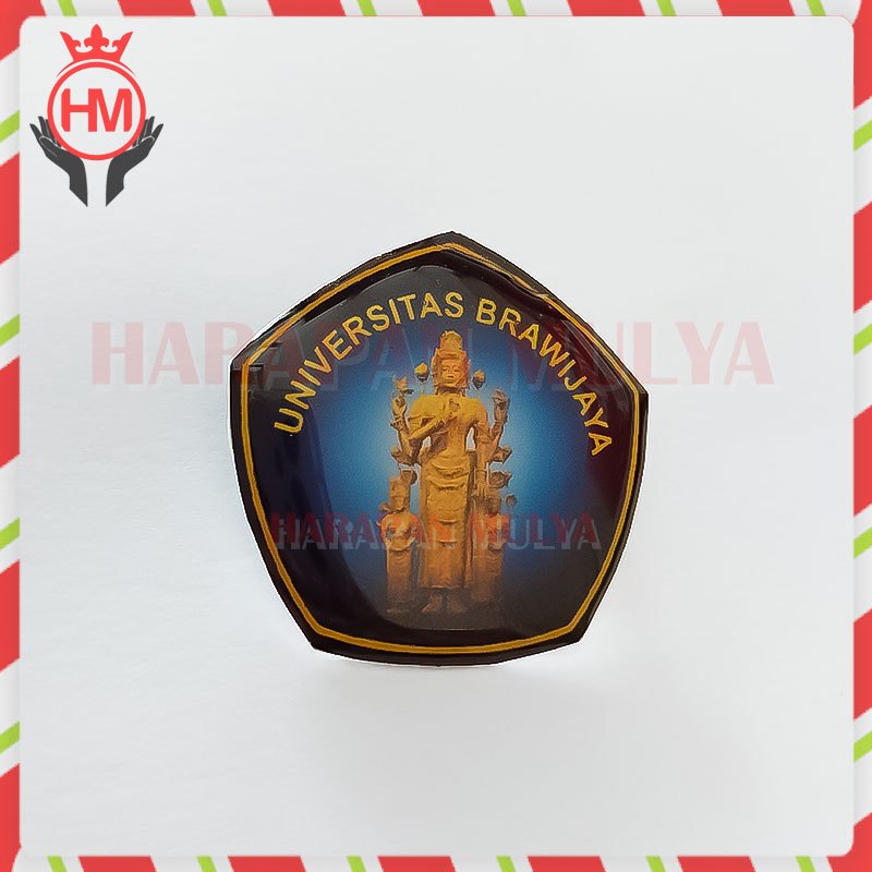 Bros Segi Lima Universitas Brawijaya - Pin Logo Universitas Brawijaya - Harapan Mulya
