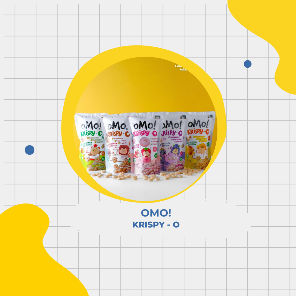 

OMO Krispy-O - Camilan Snack Anak Sehat Non MSG