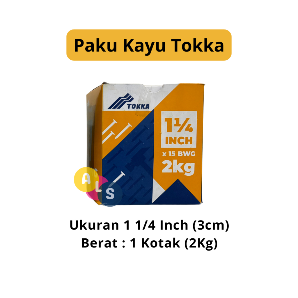 Paku Seri Tokka/Paku Kayu Triplek Kecil/2Kg/Premium Nails