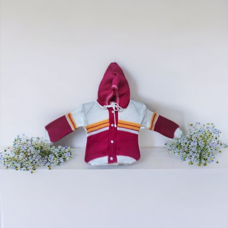 0-6 bulan Mantel Bayi Jaket Rajut Bayi Baru Lahir New Born