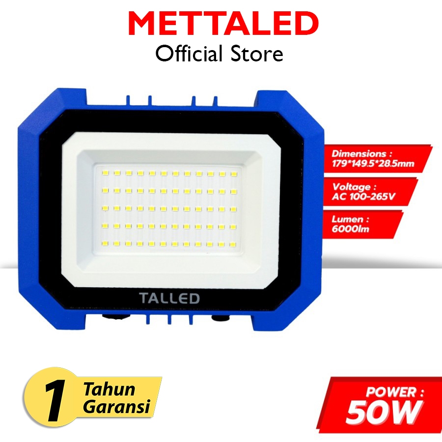 LAMPU SOROT LED TALLED 50W White
