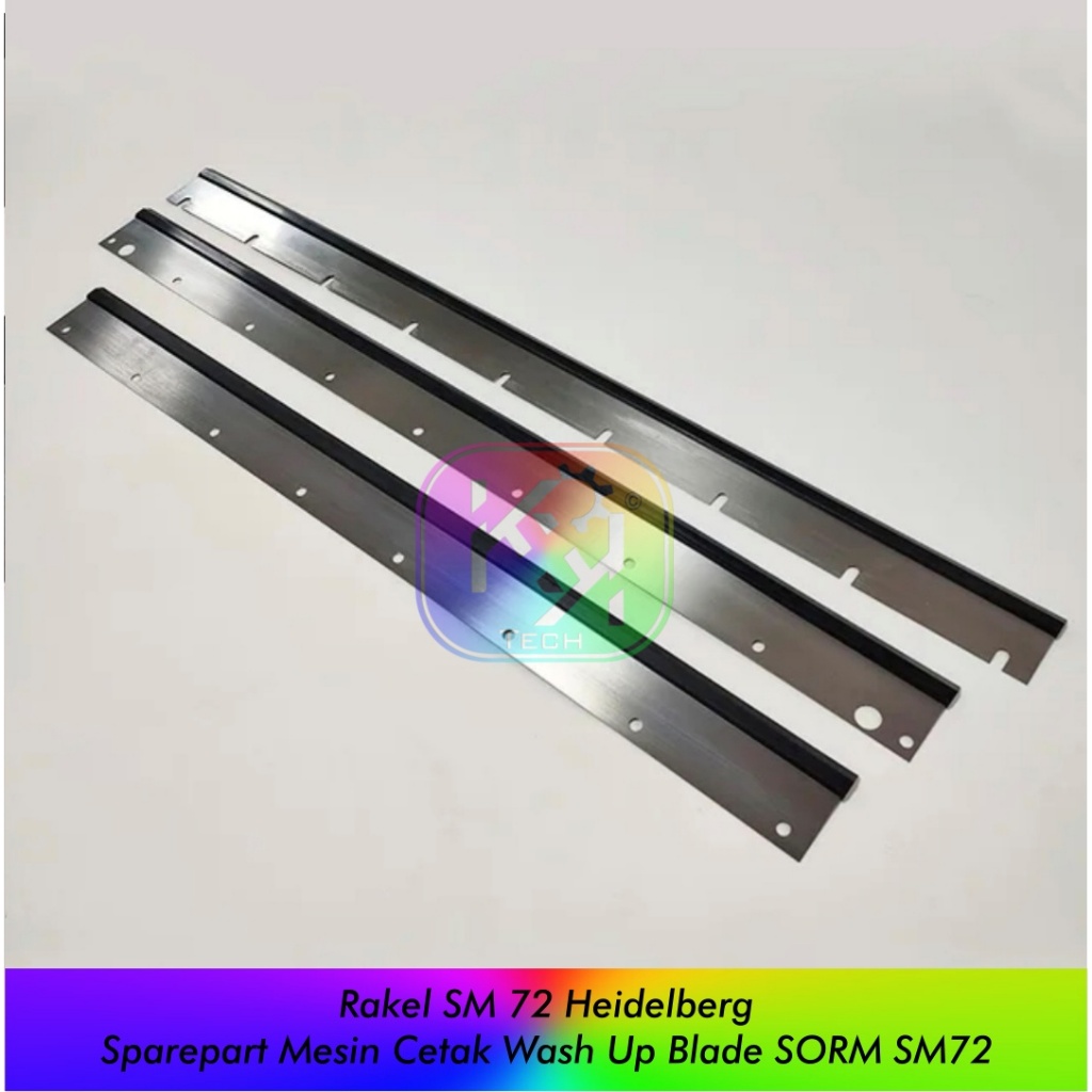 Rakel SM 72 Heidelberg Sparepart Mesin Cetak Wash Up Blade SORM SM72