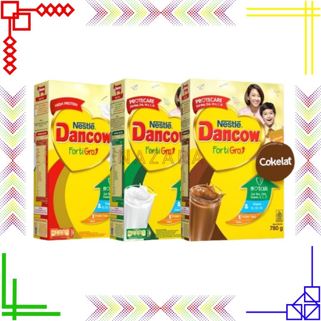 

Nestle DANCOW Coklat Fortigro 780g, Instant Fortigro 780g, Fullcream Fortigro 780g