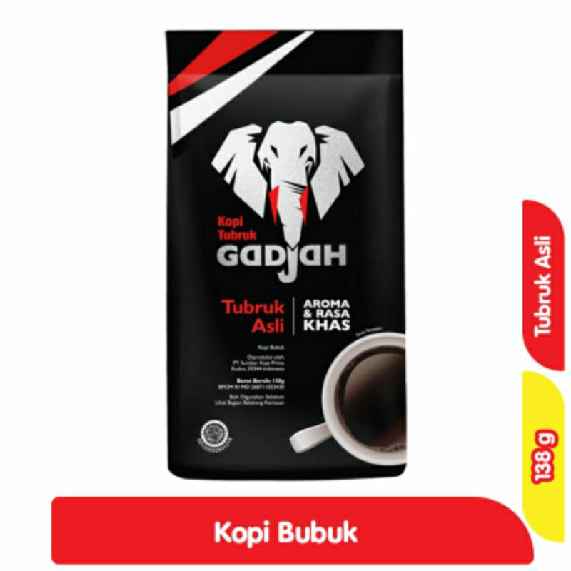 

Gadjah Kopi Tubruk Asli Instan 138 g