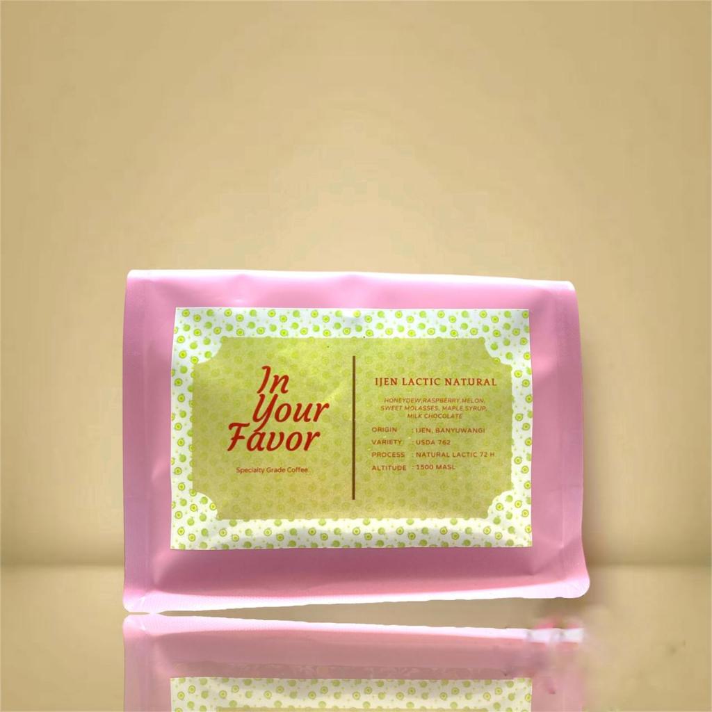 

Arabica Roasted Coffee Beans Ijen Lestari Natural Lactic by InYourFavor 200gr