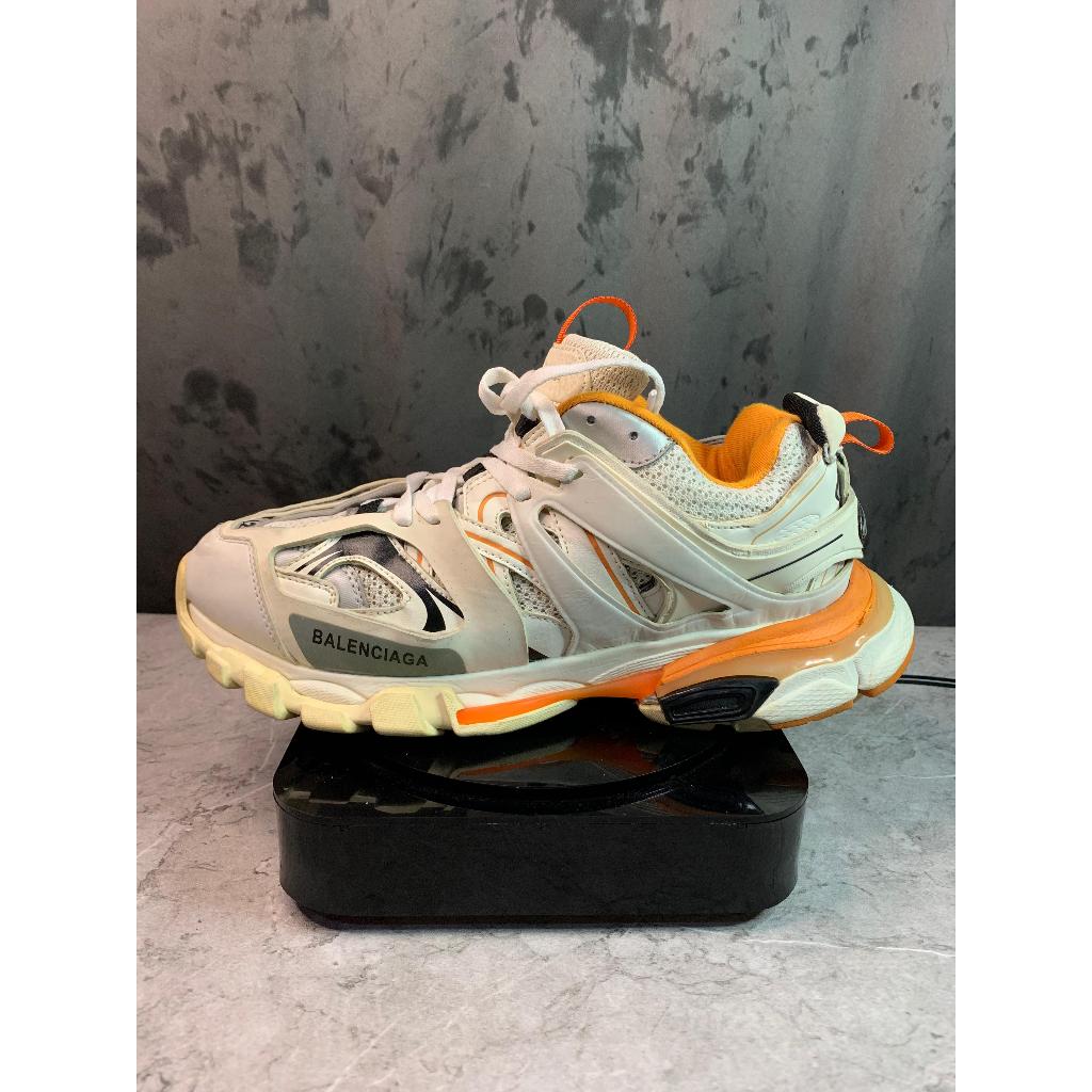 Sepatu Balenciaga Track Putih Orange Second branded Size 42/27cm