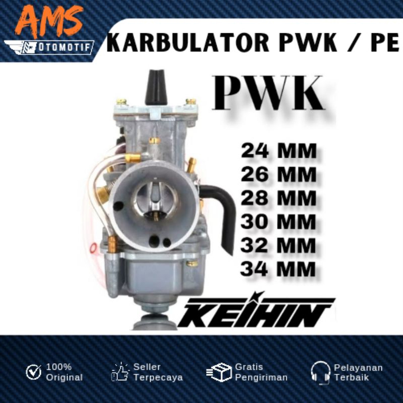 [ KEIHIN ] KARBULATOR PWK 24 / PWK 26 / PWK  28 / PWK 30 / PWK 32 /PWK 34 KEIHIN / PE 28 / PE 26 / P