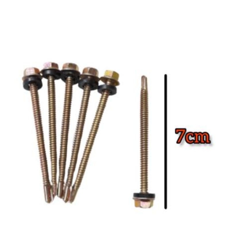 BAUT ROOFING KARET / SKRUP BAJA RINGAN 10pcs